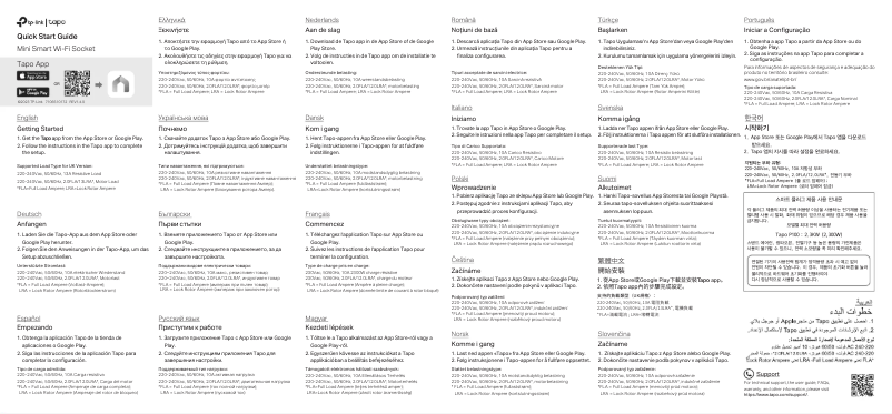 Page 1 de la notice Manuel utilisateur TP-Link Tapo P105