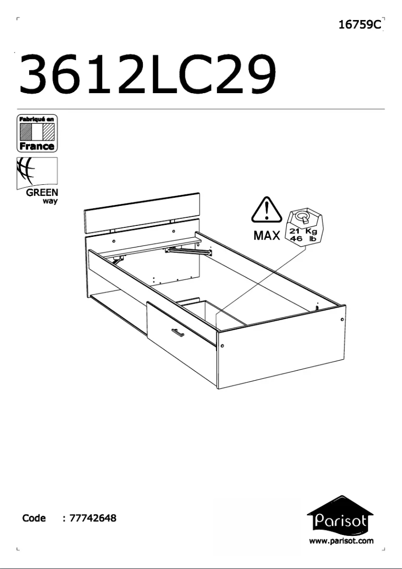 Image de la première page du manuel de l'appareil Infinity 3612LC29