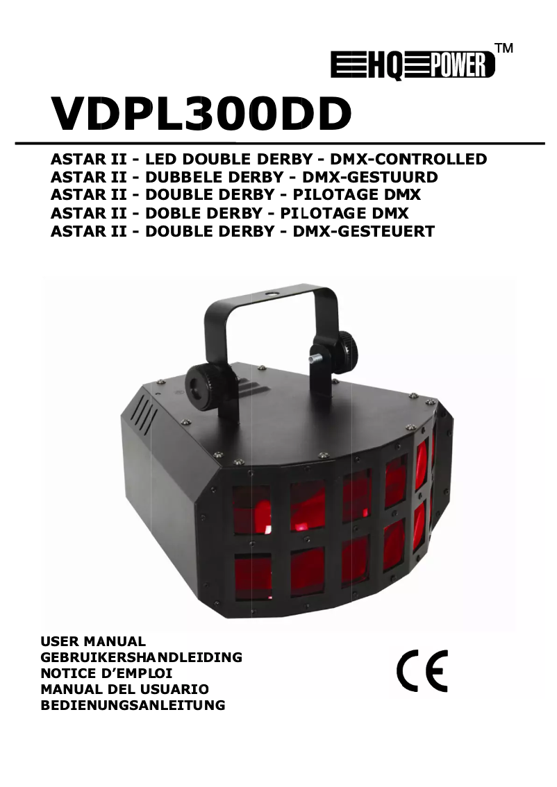 Page n°1 - Manuel utilisateur HQ Power Astar II