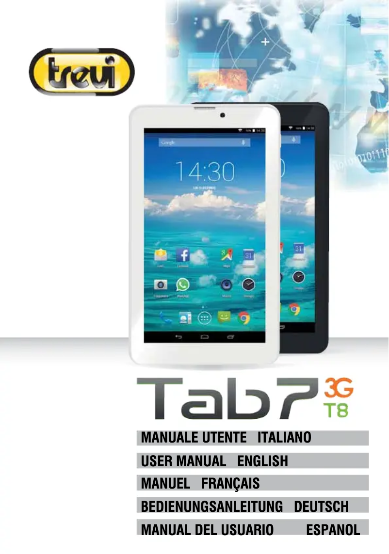 Page n°1 - Manuel utilisateur Trevi TAB 7 3G T8