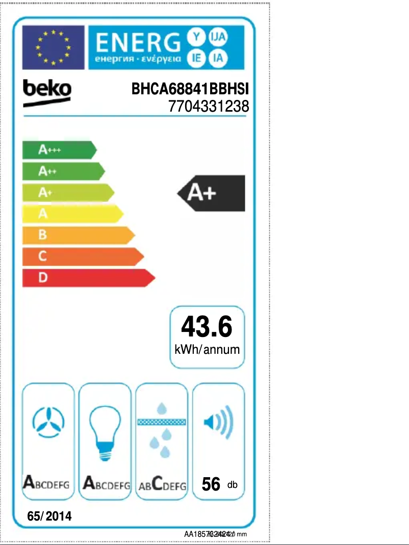 Image de la première page du manuel de l'appareil BHCA68841BBHSI