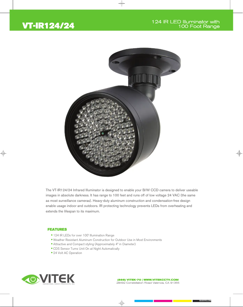 Image de la première page du manuel de l'appareil VT-IR124/24