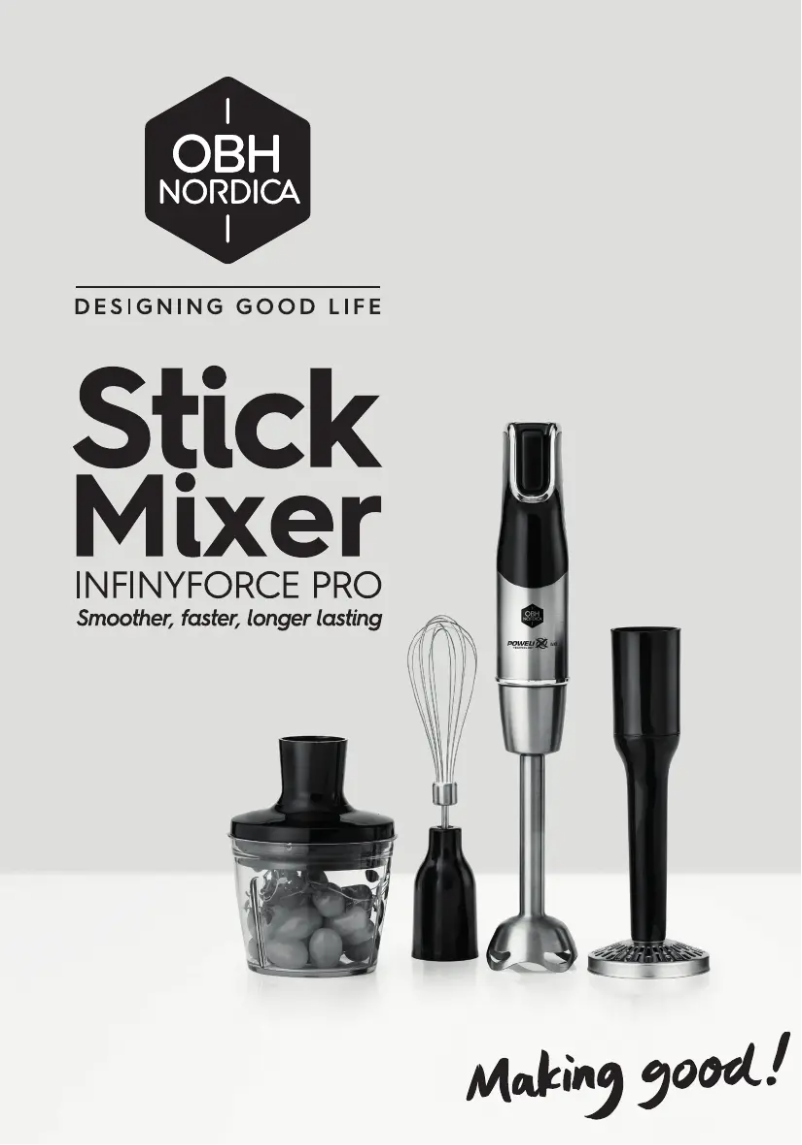 Página 1 del manual Manual de usuario OBH Nordica Infiny Force Pro HN95HDS0