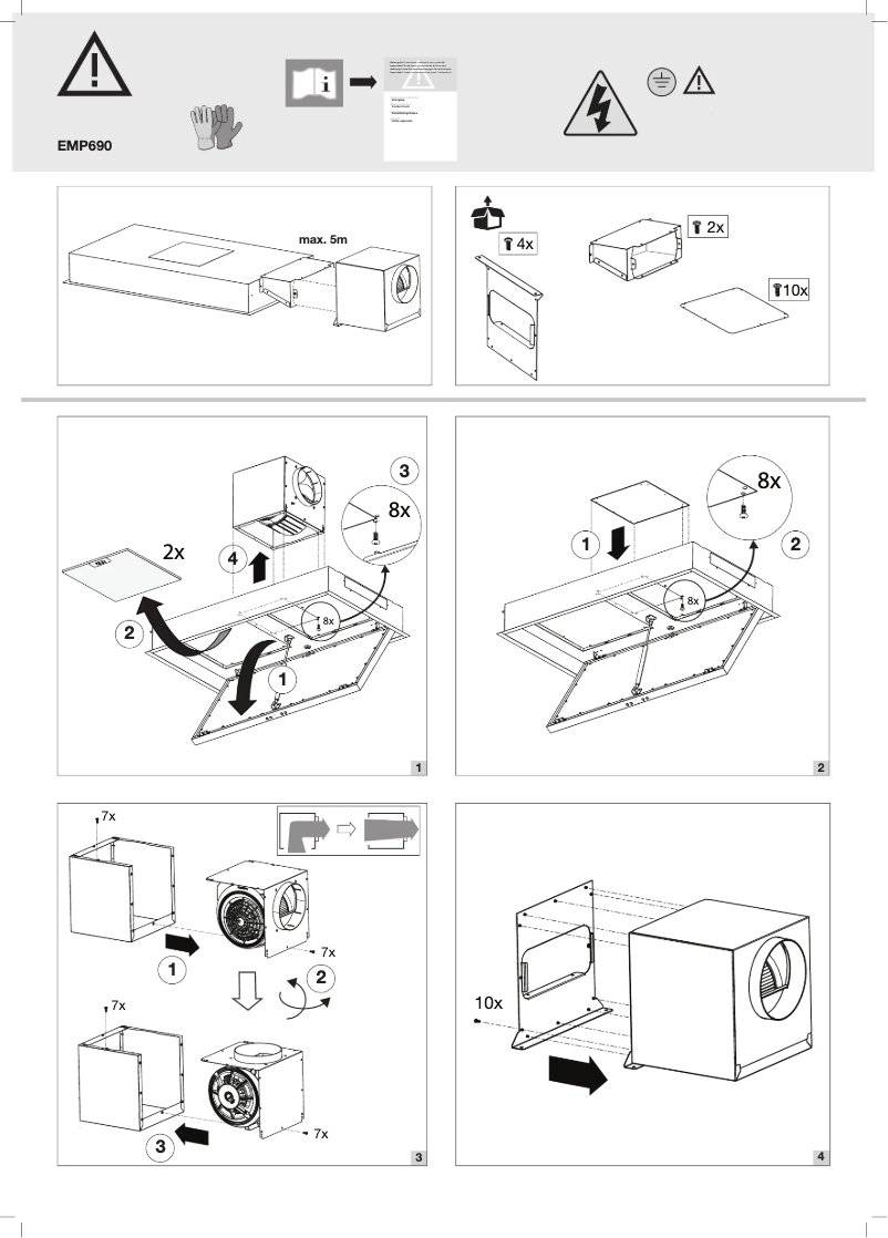 First page image of the manual for EMP690