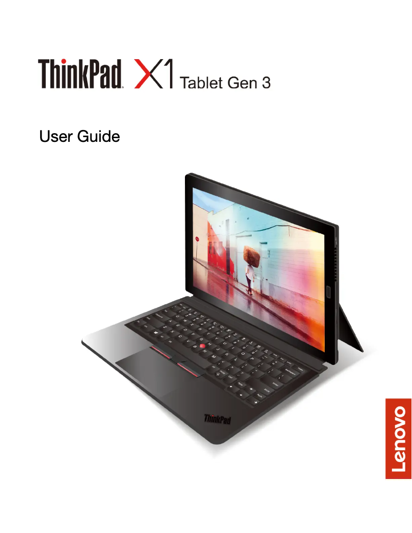 Page 1 de la notice Manuel utilisateur Lenovo ThinkPad X1 Gen 3