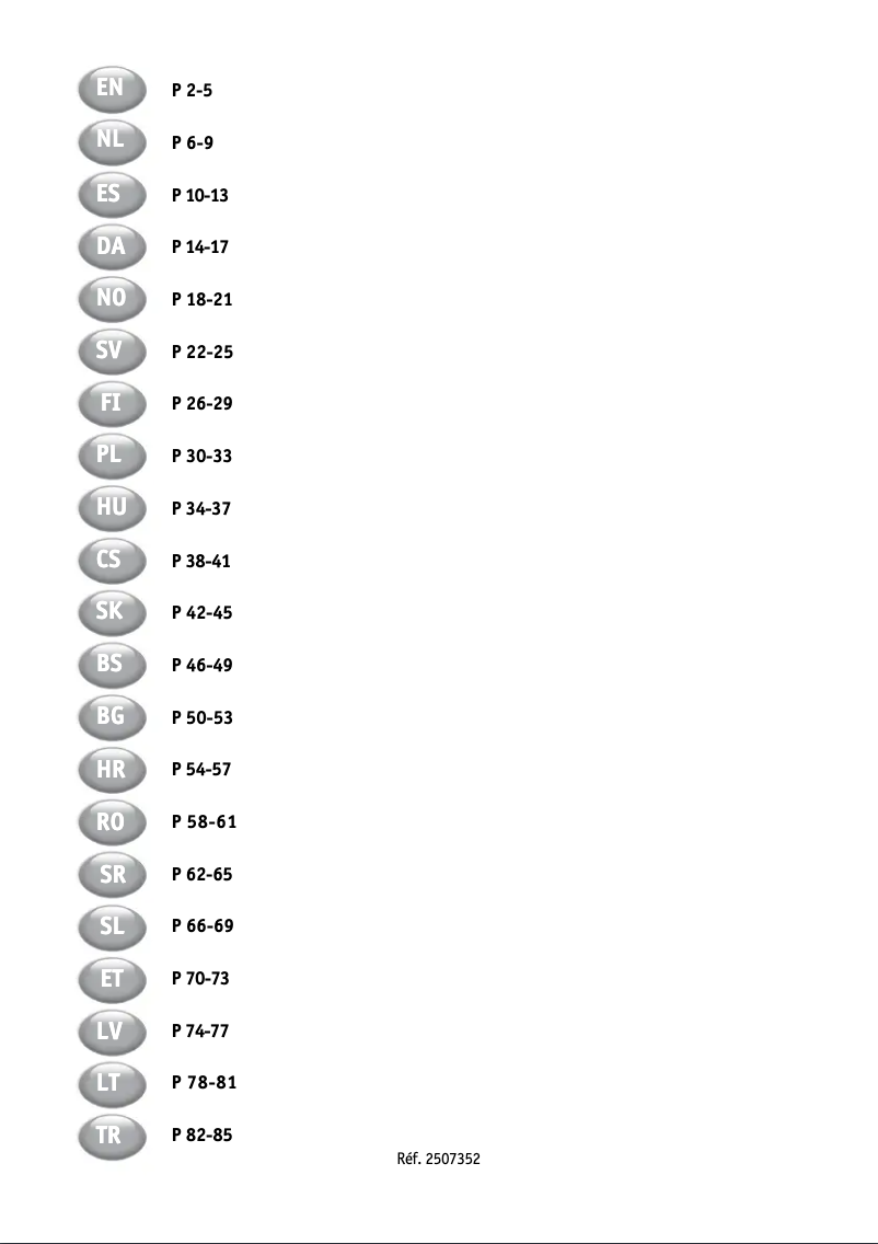 Page 1 de la notice Manuel utilisateur Tefal Fresh Express MB9058