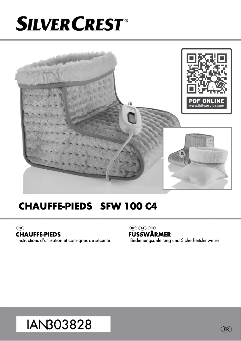 Page 1 de la notice Manuel utilisateur SilverCrest SFW 100 C4