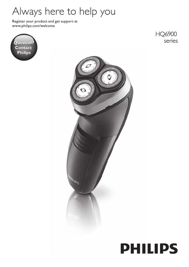 Image de la première page du manuel de l'appareil Series 3000 HQ6990