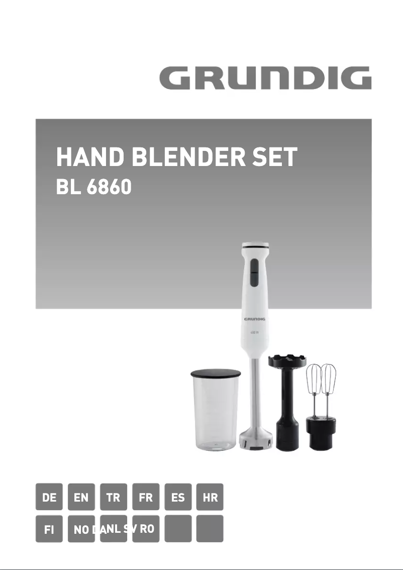 Page 1 de la notice Manuel utilisateur Grundig BL 6860