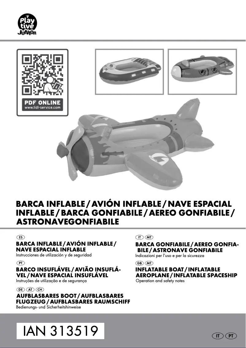 Page 1 de la notice Manuel utilisateur Playtive HG04760