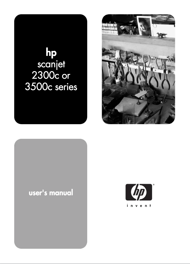 Image de la première page du manuel de l'appareil Scanjet 3500C
