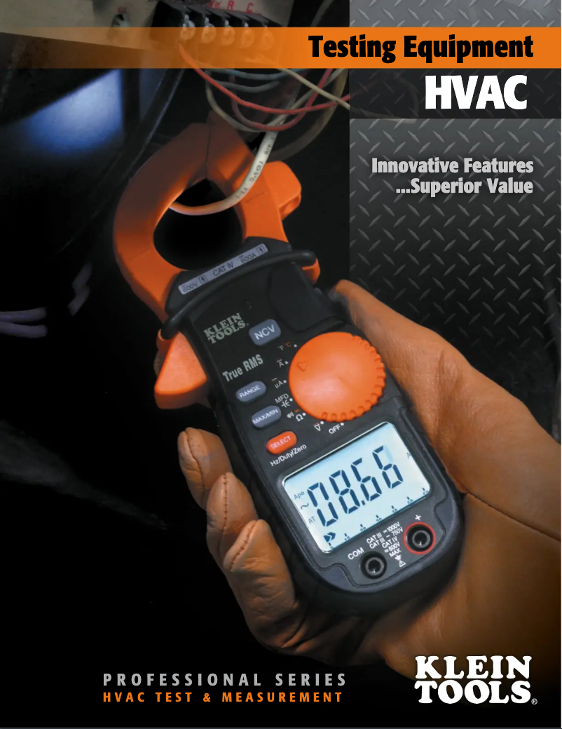 Page 1 de la notice Brochure Klein Tools ET200