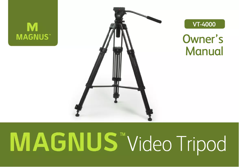 Page 1 de la notice Manuel utilisateur Magnus VT-4000