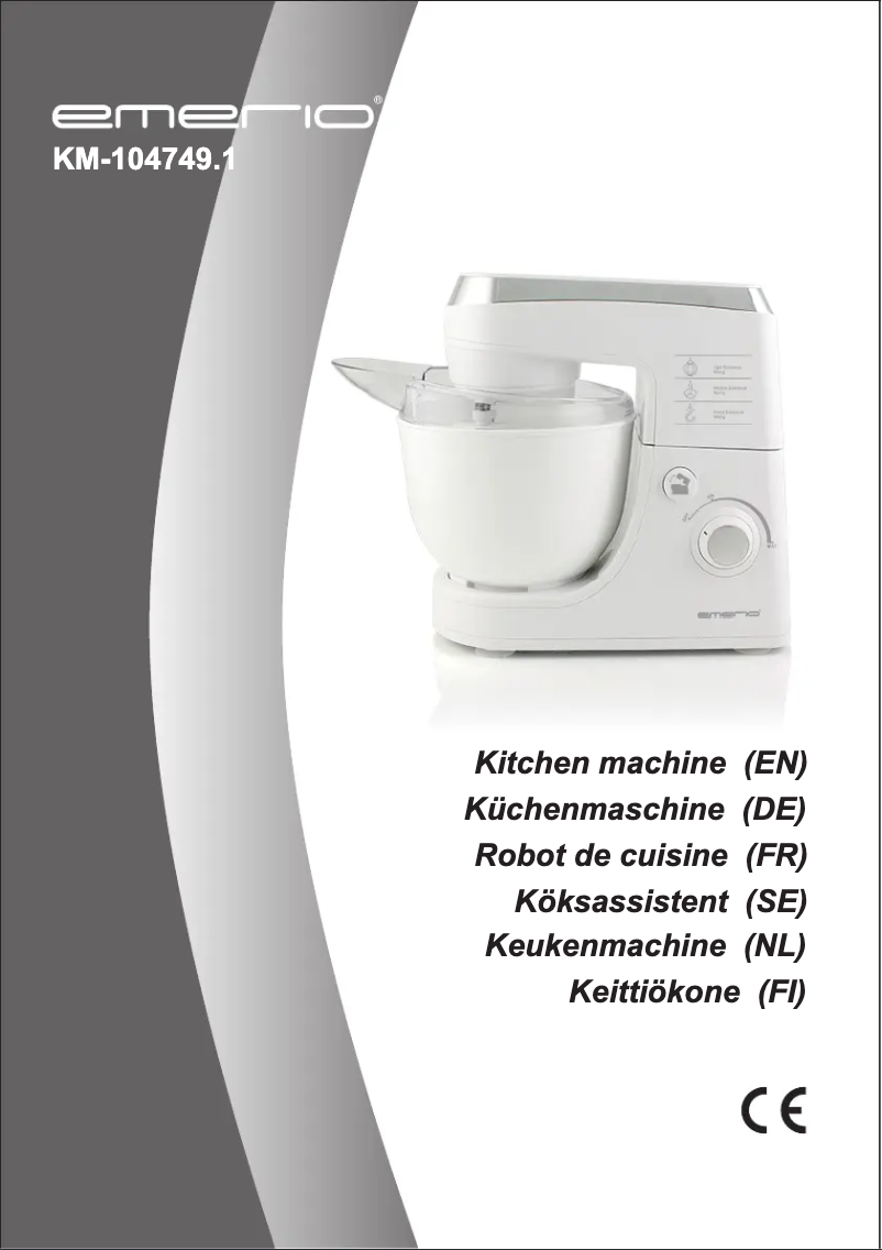 Página 1 del manual Manual de usuario Emerio KM-104749.1