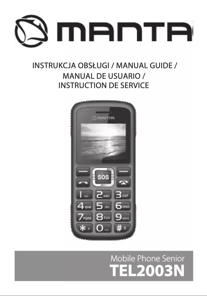 Image de la première page du manuel de l'appareil TEL2003N