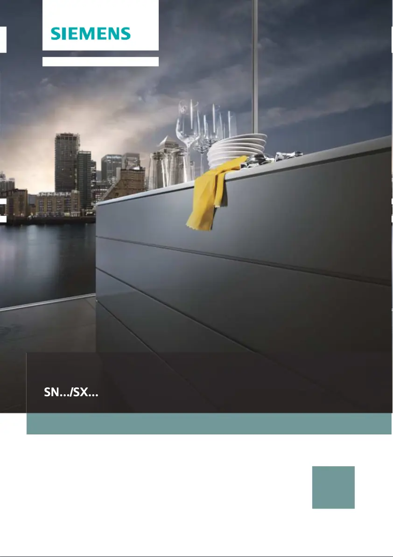 Page n°1 - Manuel utilisateur Siemens SN25E813EU
