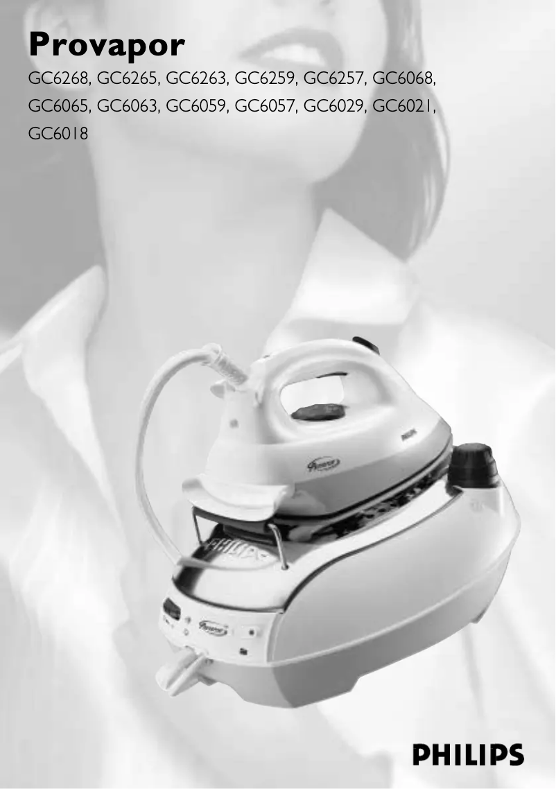 Image de la première page du manuel de l'appareil Provapor GC6068