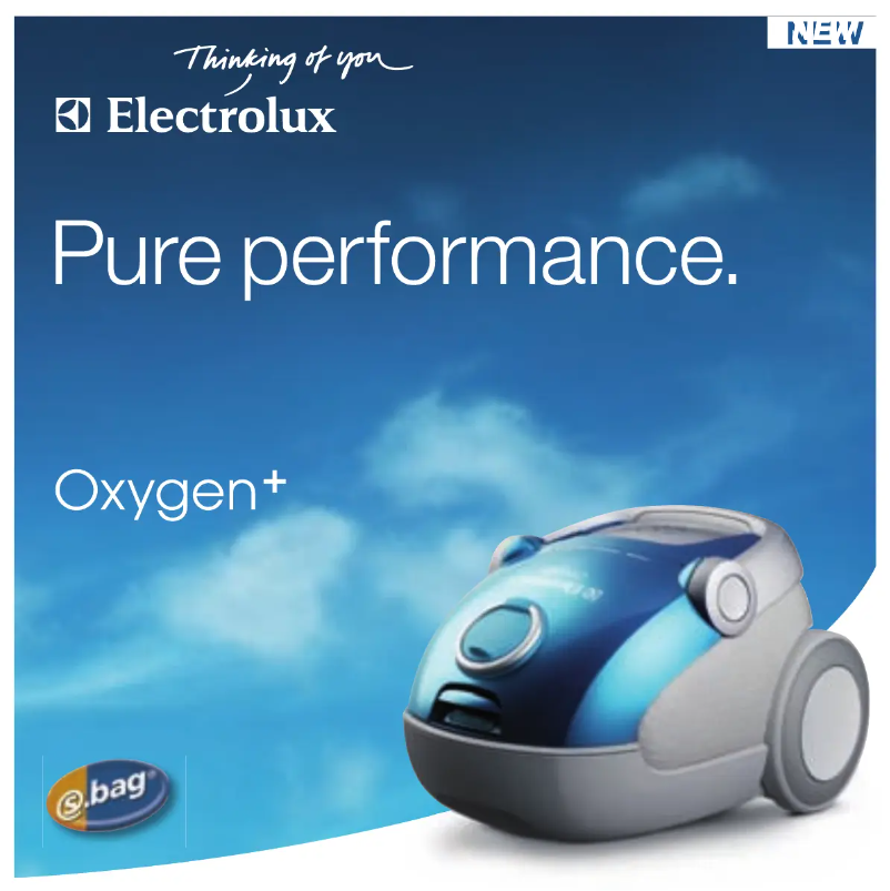 Page 1 de la notice Manuel utilisateur Electrolux Oxygen+ Z7344