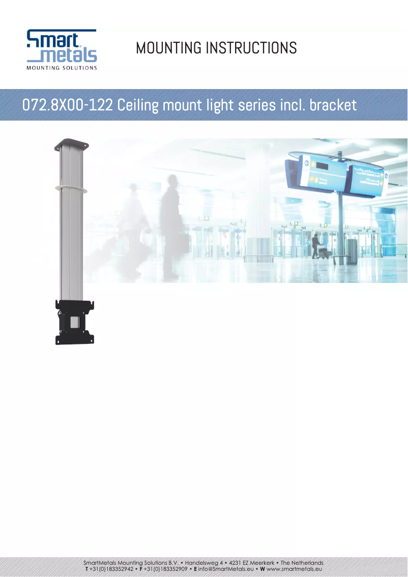 Page n°1 - Manuel utilisateur SmartMetals 072.8150-122