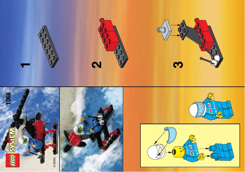 Page 1 de la notice Manuel utilisateur Lego City 1068