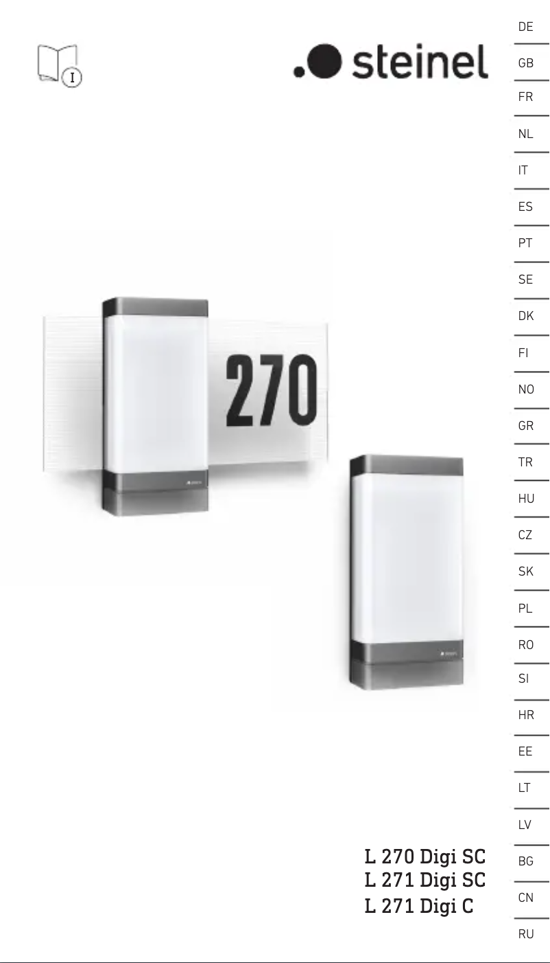 Page n°1 - Manuel utilisateur Steinel L 271 Digi SC