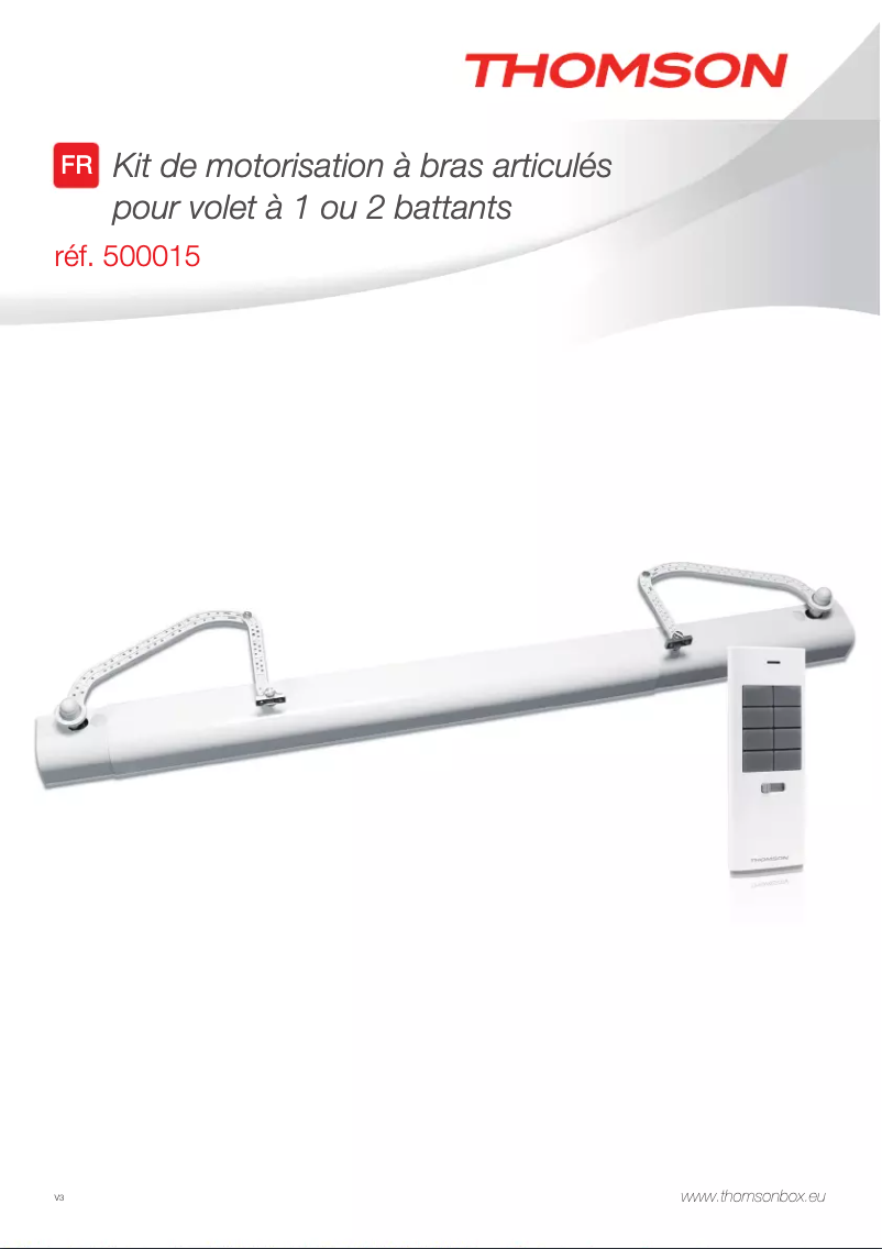 Page n°1 - Manuel utilisateur Thomson 500015