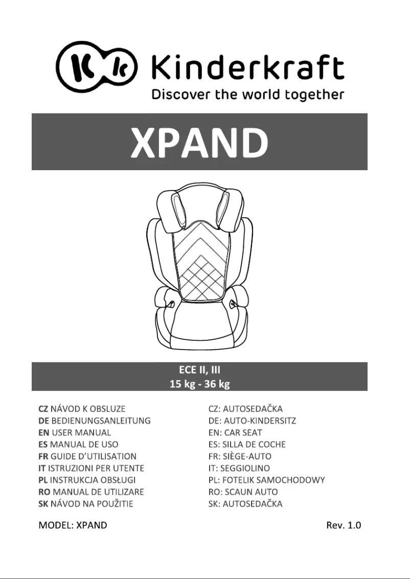 Imagen de la primera página del manual del dispositivo XPAND