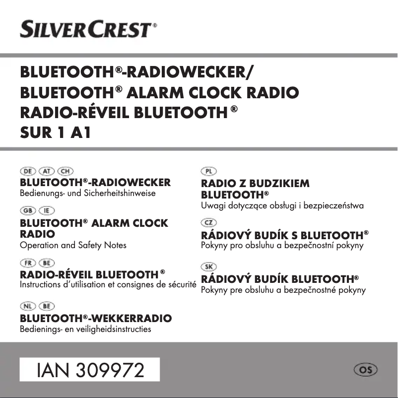 Page n°1 - Manuel utilisateur SilverCrest SUR 1 A1