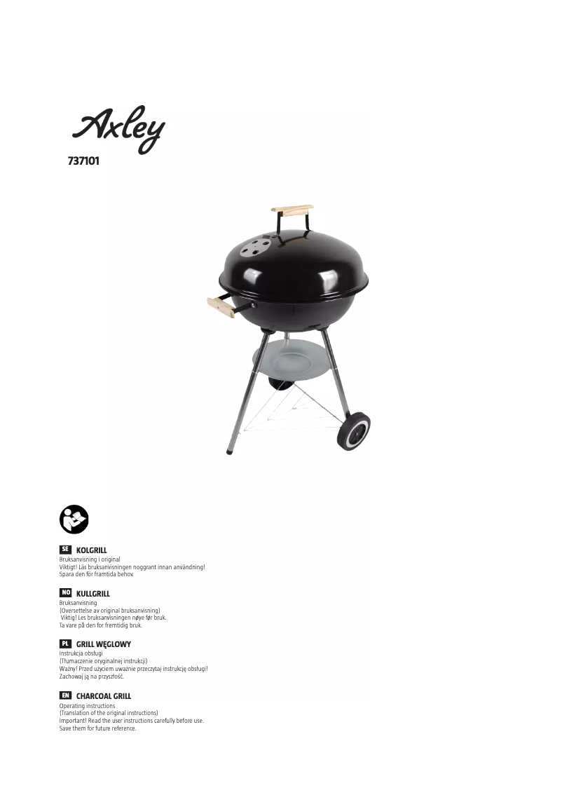 Page 1 de la notice Manuel utilisateur Axley 737-101