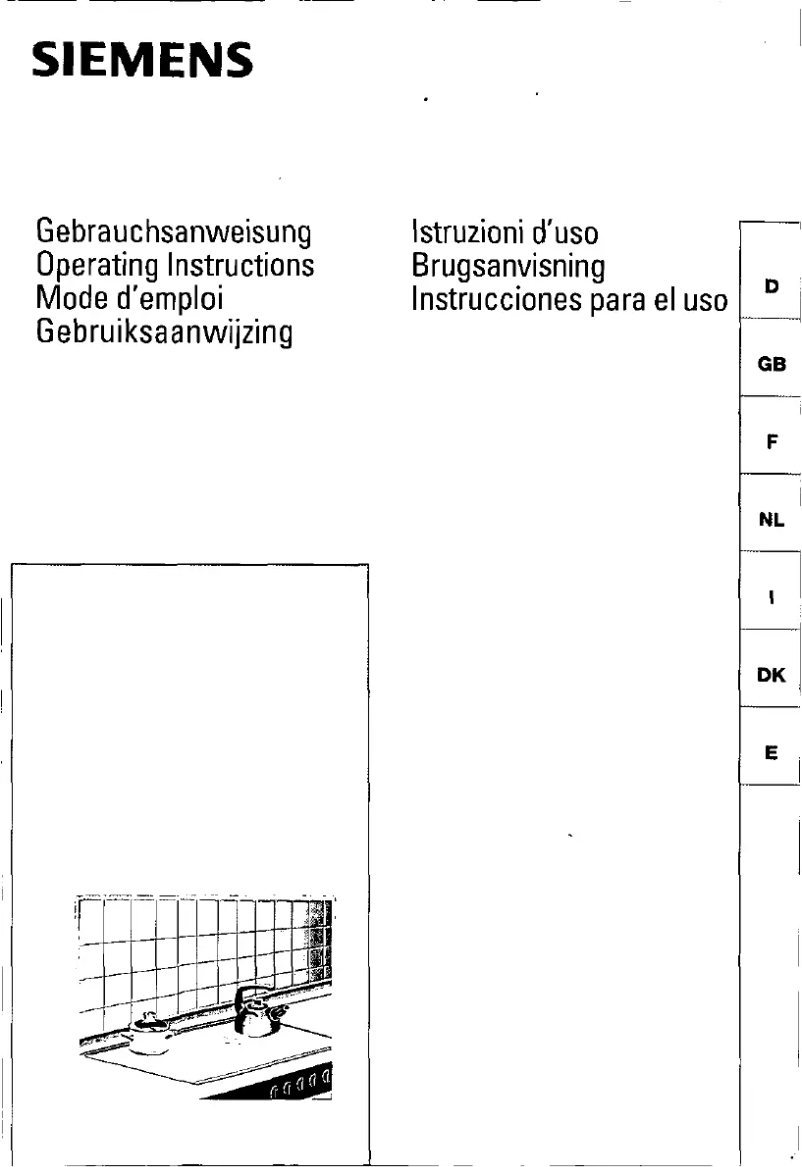 Page 1 de la notice Manuel utilisateur Siemens EK76061