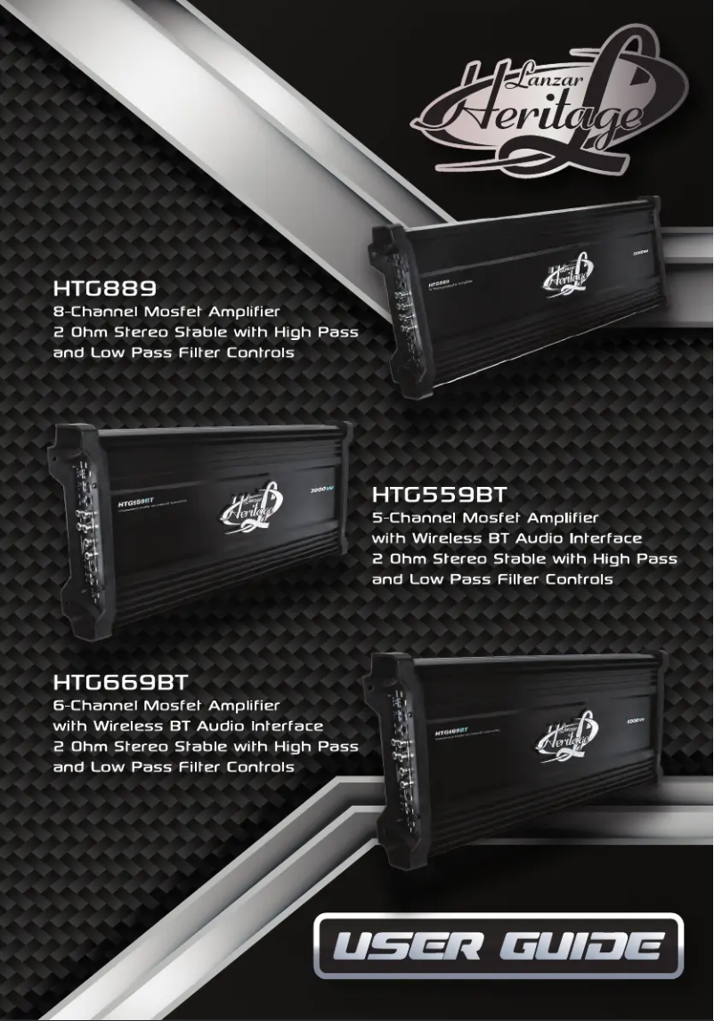 Página 1 del manual Manual de usuario Lanzar HTG669BT