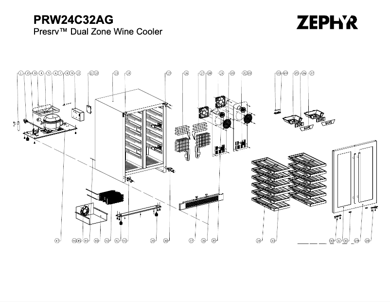 Page n°1 - Mode d'emploi Zephyr PRW24C32AG