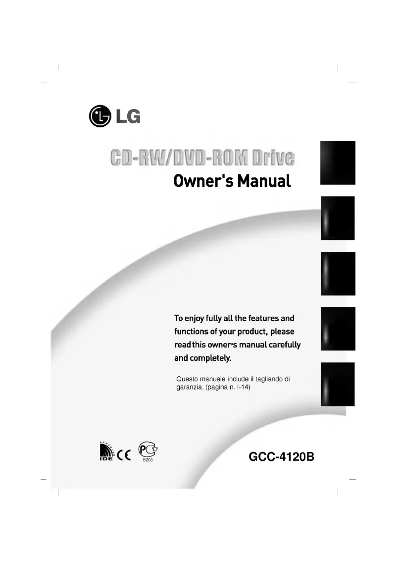 Página 1 del manual Manual de usuario LG GCC-4120B