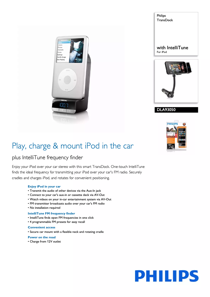 Page n°1 - Brochure Philips DLA93050