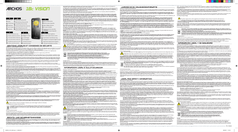 Image de la première page du manuel de l'appareil 18c Vision