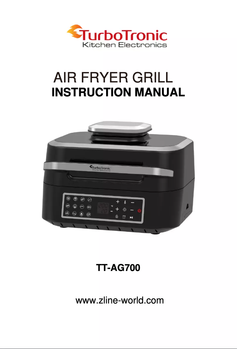 Page 1 de la notice Manuel utilisateur TurboTronic TT-AG700