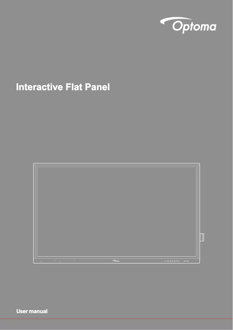 Page 1 de la notice Manuel utilisateur Optoma Creative Touch 5751RK