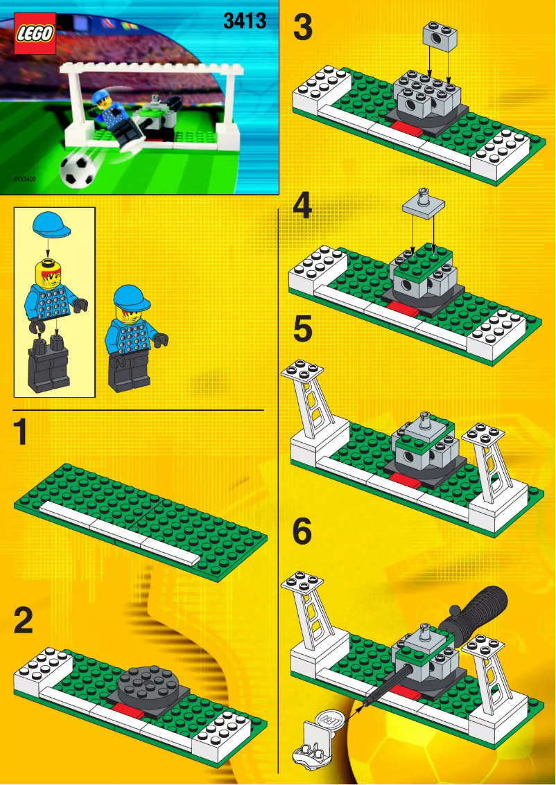 Page 1 de la notice Manuel utilisateur Lego Sports 3413