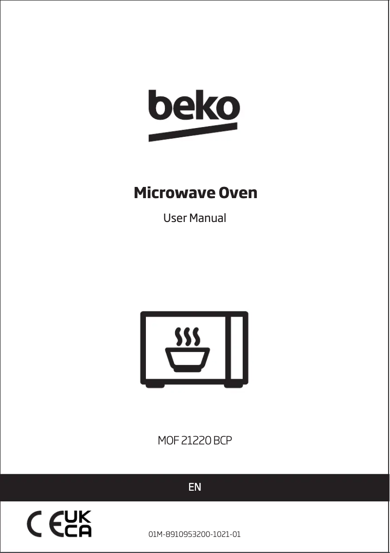 Page 1 de la notice Manuel utilisateur Beko MOF21220