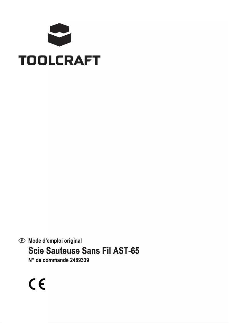 Page 1 de la notice Manuel utilisateur Toolcraft AST-65