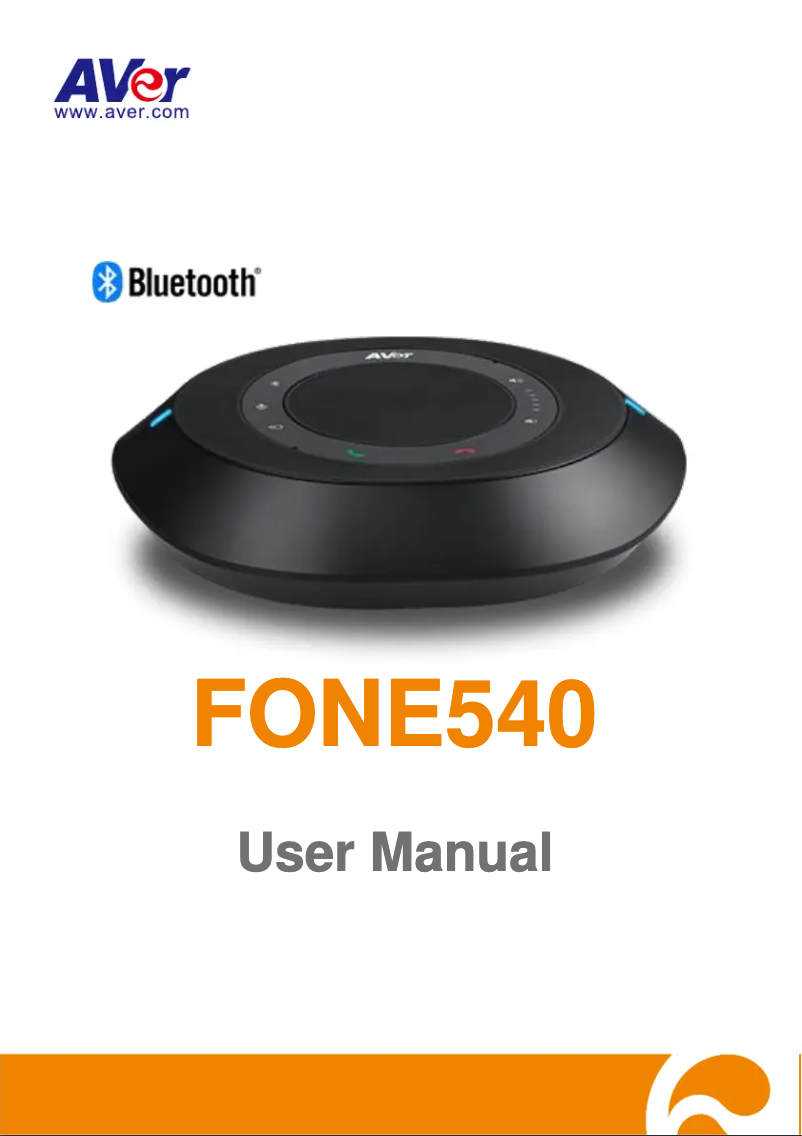 Image de la première page du manuel de l'appareil FONE540