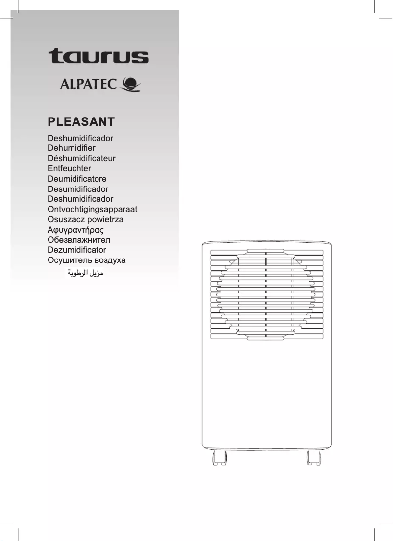 Page n°1 - Manuel utilisateur Taurus Alpatec Pleasant