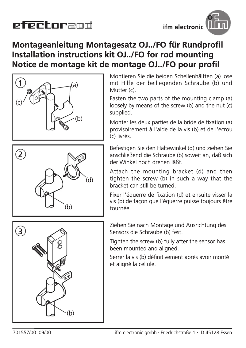 Page n°1 - Manuel utilisateur IFM E20971