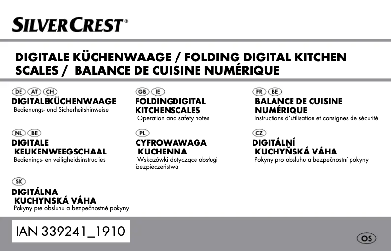 Página 1 del manual Manual de usuario SilverCrest IAN 305806