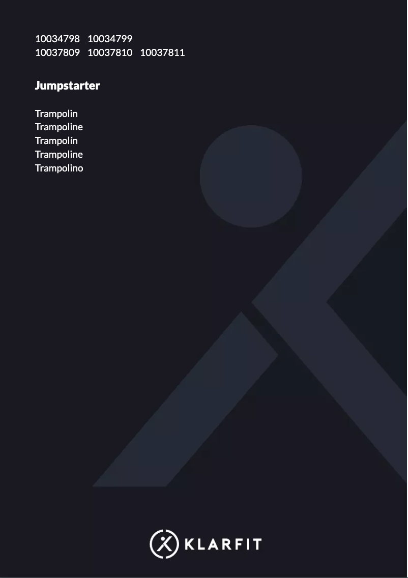 Page 1 de la notice Manuel utilisateur Klarfit Jumpstarter