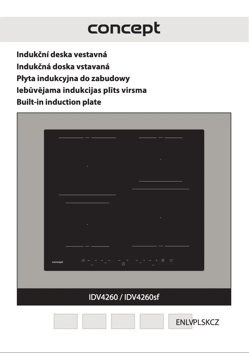 Page n°1 - Manuel utilisateur Concept IDV4260SF