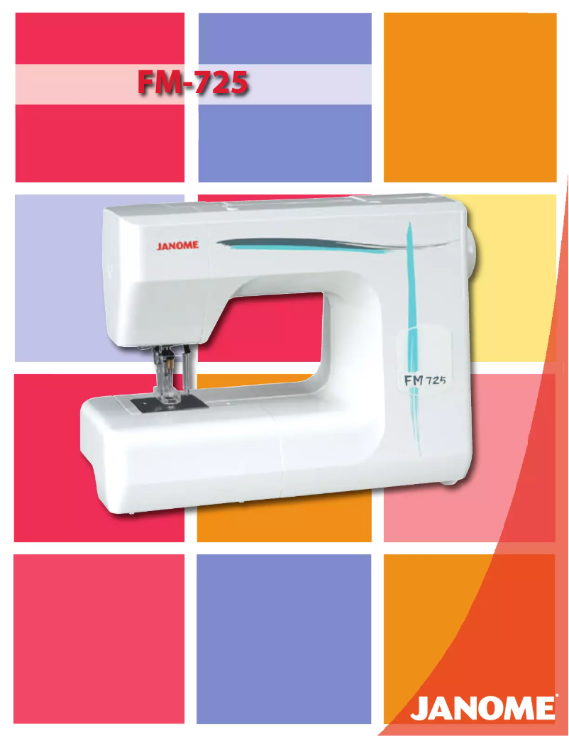 Page n°1 - Fiche technique Janome FM 725