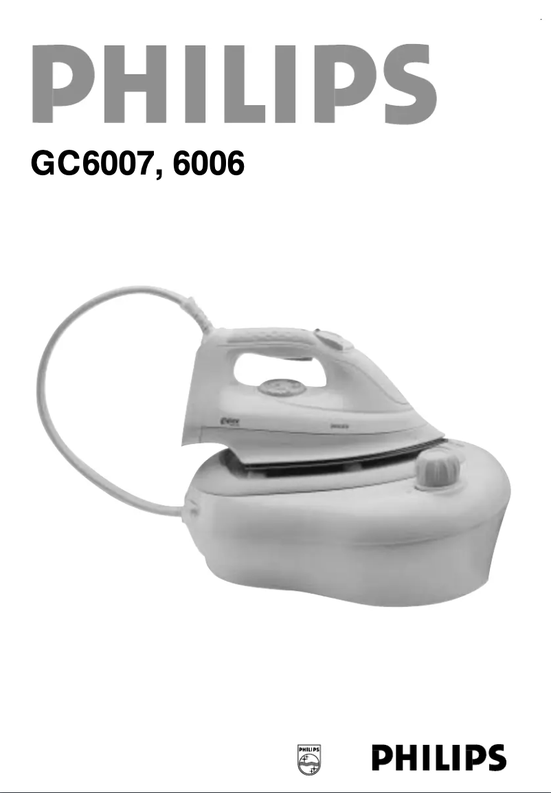 Image de la première page du manuel de l'appareil Provapor GC6006