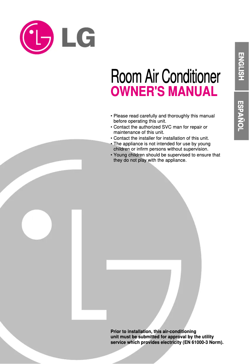 Image de la première page du manuel de l'appareil LS-C142UBD0