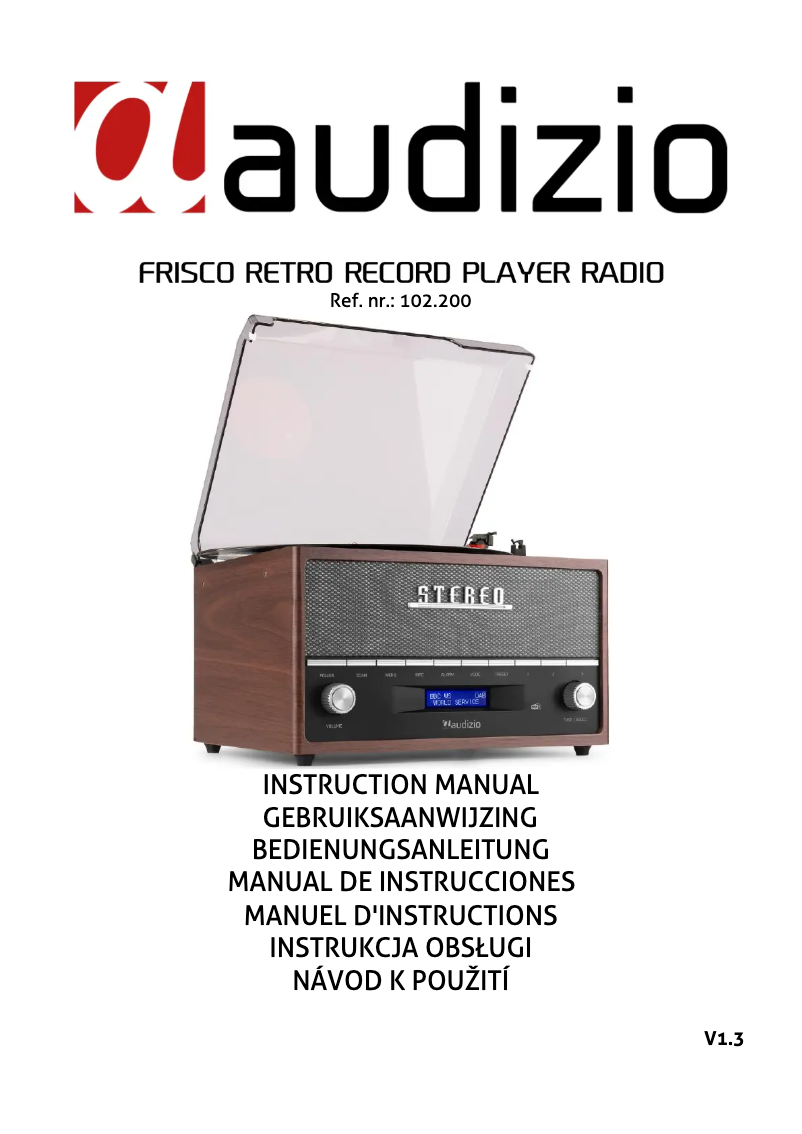 Página 1 del manual Manual de usuario Audizio Frisco